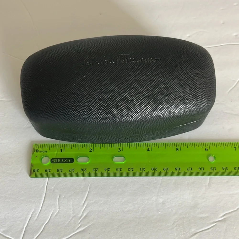 Salvatore Ferragamo Black Glasses Case